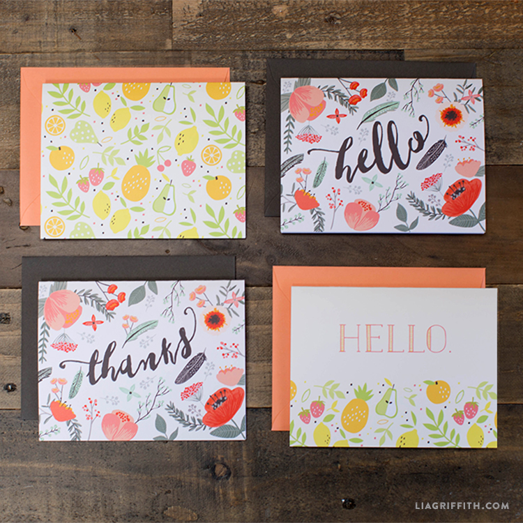 print your own note cards
