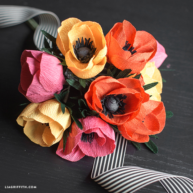 Very Simple Crepe Paper Anemone Lia Griffith