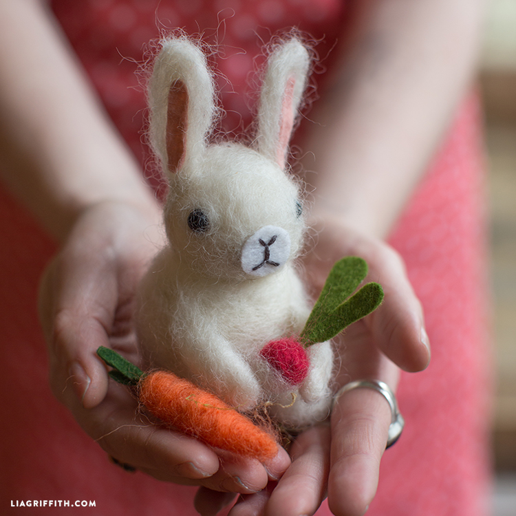 Felted Bunny for Easter Lia Griffith
