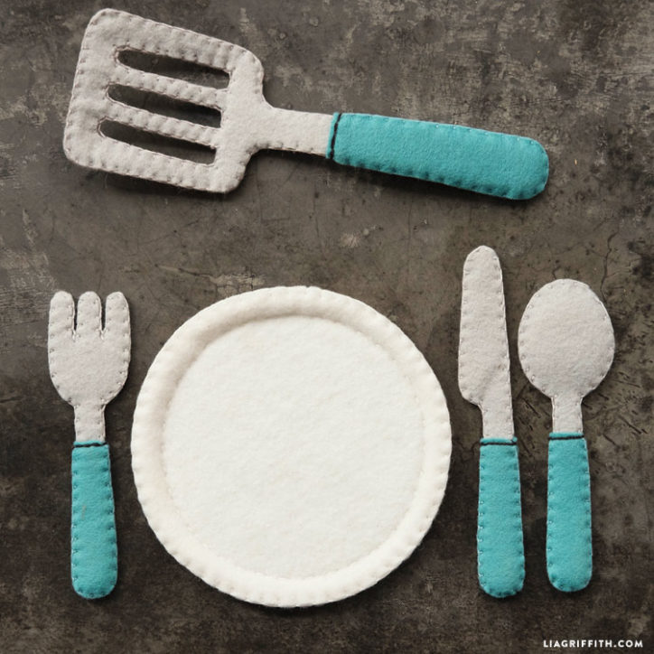 Felt Kitchen Utensils Lia Griffith