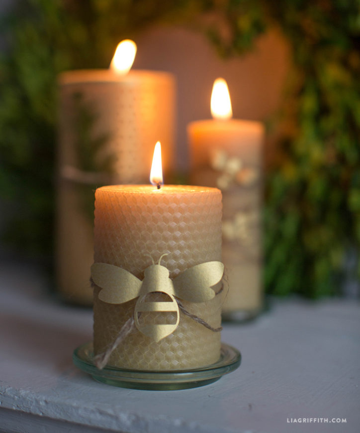 Lia Griffith Homemade Beeswax Candles