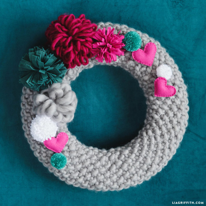 DIY Knit Wreath Tutorial with Video