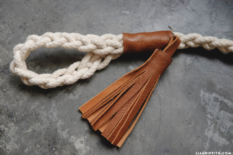 braided dog leash diy