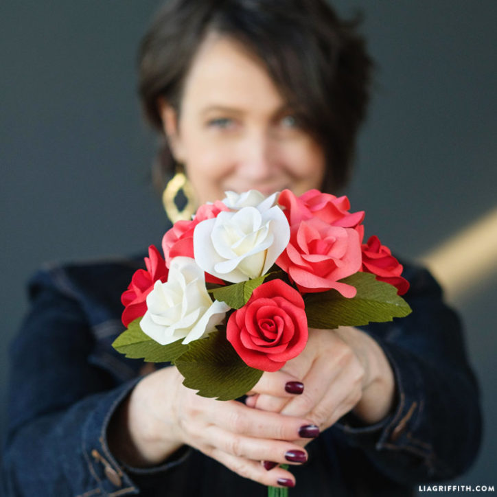 Handmade Crepe Paper Rose Buds Tutorial