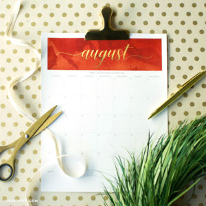 end summer with a bang free printable august calendar