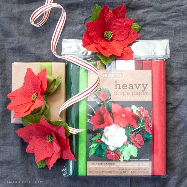 Lia Griffith Video Tutorial Heavy Crepe Poinsettias (Starter Pattern)