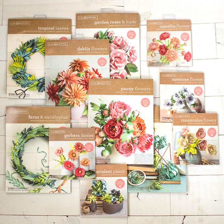 Introducing Our NEW Frosted Paper Flower Kits! Lia Griffith