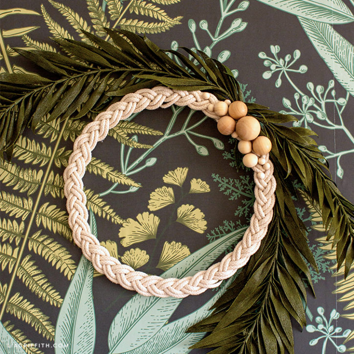 Lia Griffith Braided Rope Wreath