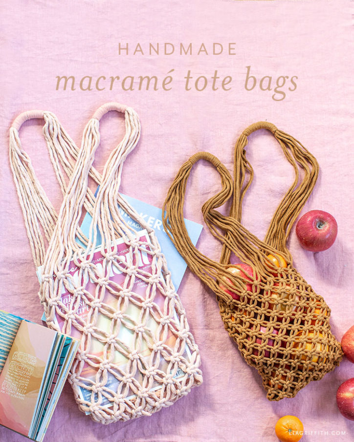 Macrame Tote Bags - Lia Griffith