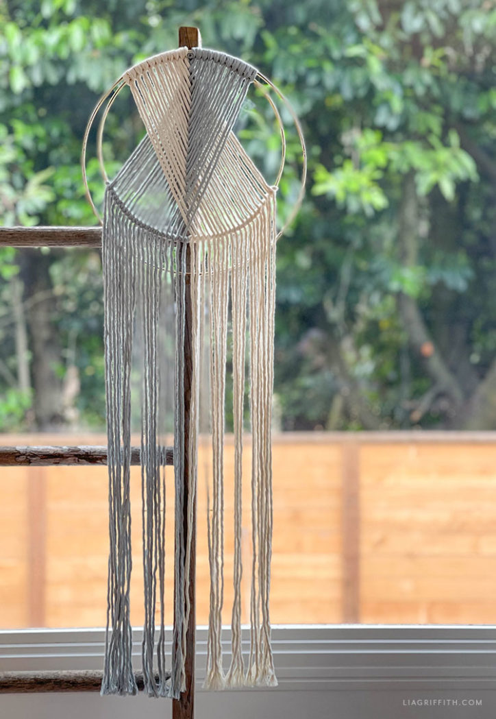 Lia Griffith | Macrame Hoop Wall Hanging