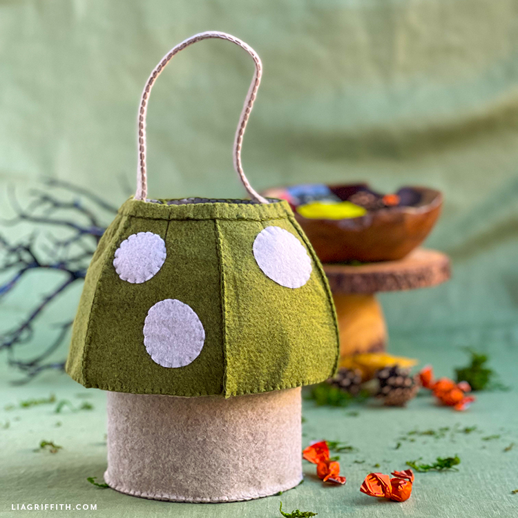 Felt Toadstool Treat Basket