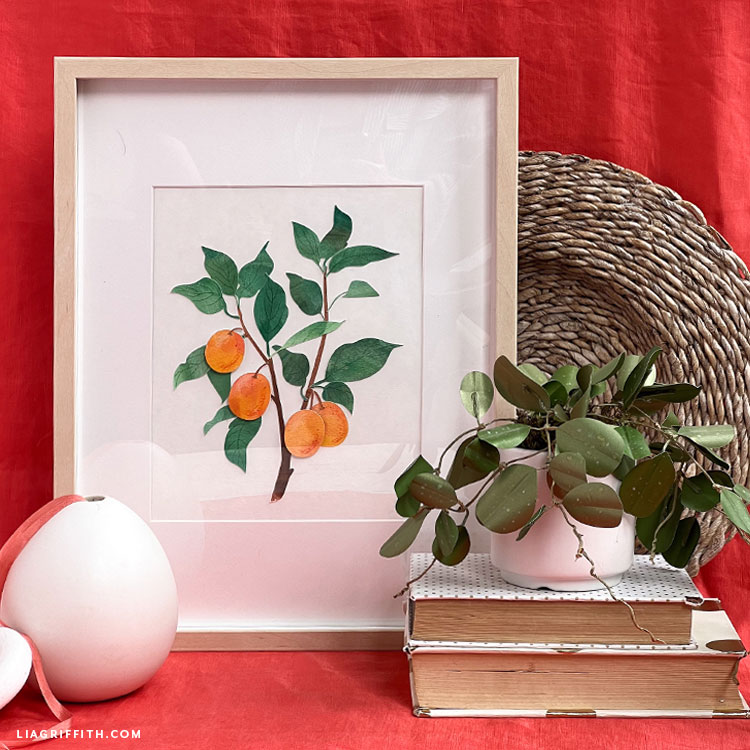 Lia Griffith | Layered Watercolor Mirabelle Plum Artwork